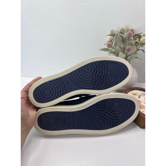 Vionic Thompson Slip-on Penny Loafers Casual Comfort Shoe Navy Men\'s 12 Wide main image 8